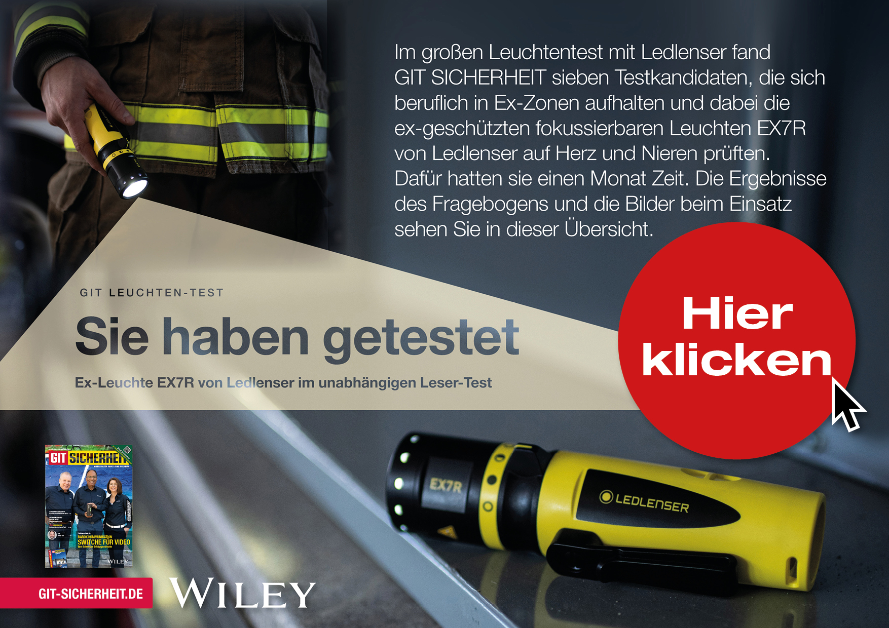 Ex-Leuchte EX7R von Ledlenser im Leser-Test