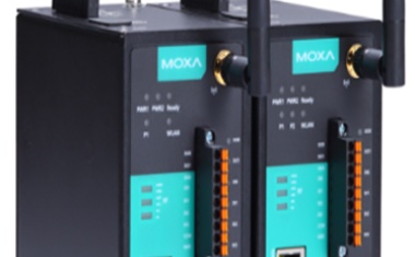 Moxa: Serieller Kombi-Geräteserver mit I/O und Wi-Fi