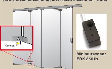 Link stellt Miniatur-Riegelschaltkontakt für moderne Türsysteme vor