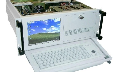 Industrial PC for pivoting frame assembly