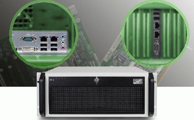 Modular 4-U 19-inch industrial PCs with industrial mainboard or slot CPU