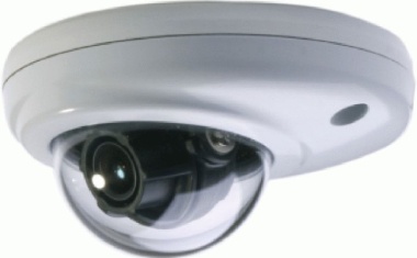 H. 264 full HD indoor compact IP dome camera