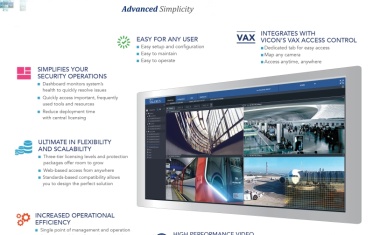 Discover the advanced simplicity of Vicon’s new Valerus VMS