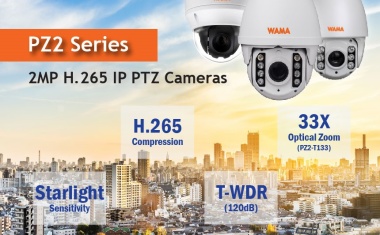 Wama: PZ2 Series H.265 2MP Starlight High Speed Dome Cameras