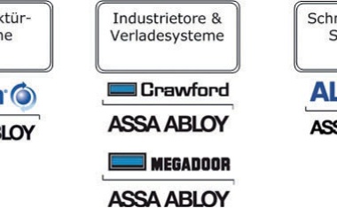 Albany, Besam, Crawford und Megadoor bilden Geschäftsbereich Assa Abloy Entrance Systems