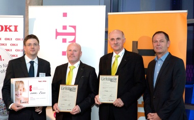 ekey gewinnt 1. Preis beim eAward 2012 Oberösterreich für Projekt Pay-At-Match