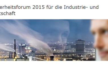 Tipp: Bosch Sicherheitsforum 2015 - für die Industrie und die Energiewirtschaft