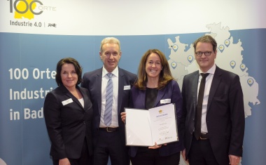 Pilz Smart Factory ist Preisträger des Wettbewerbs „100 Orte für Industrie 4.0 in Baden-Württemberg“