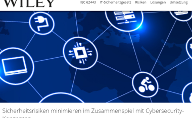 OnePager: Sicherheitsrisiken minimieren im Zusammenspiel mit Cybersecurity-Konzepten