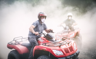 Härtetest am Nürburgring:  Feinstaub-Maske in der „Dust Challenge