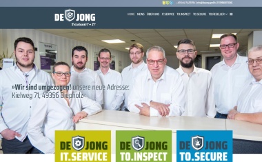 De Jong: Sicherheit von Zutrittskontrolle bis IT