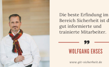 VIP-Interview mit Wolfgang Ehses, Sicherheitschef von Lanxess