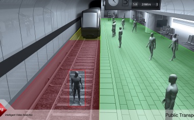 Vorsicht an der Bahnsteigkante! Intelligente Videoanalyse in Bahnhöfen