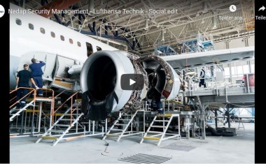 Nedaps AEOS Zutrittssystem im Einsatz bei Lufthansa Technik