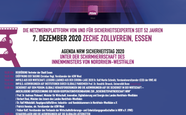 Resilienz und Notfallvorsorge: NRW Sicherheitstag 2020