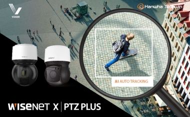 Wisenet X PTZ PLUS: Robuste PTZ-Kamera mit KI-Objektverfolgung