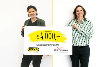 Evva spendet 4.000 Euro an „die möwe“