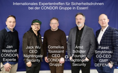 Condor Gruppe: Expertentreffen für Sicherheitsdrohnen