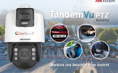 Neue TandemVu PTZ-Kameraserie von Hikvision