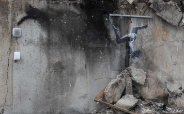 Ajax schützt die Werke von Banksy in der Ukraine