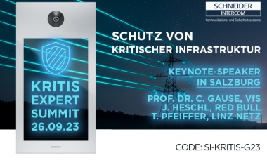 Einladung zum Kritis Expert Summit am 26.09.2023 nach Salzburg