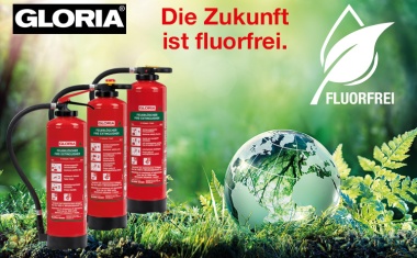 Gloria: Umstieg auf PFAS-freie (fluorfreie) Feuerlöscher