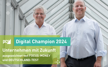 PCS Systemtechnik als „Digital Champion 2024“ ausgezeichnet