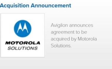 Motorola to Acquire Avigilon