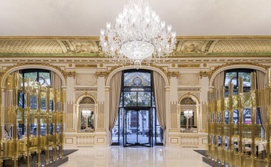 Historic Paris Hotel Revitalizes Entry with Revolving Doors
