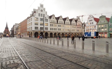 The City of Rostock Installs Security Bollards with Flat Foundations