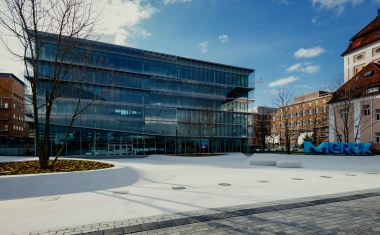 Merck Headquarters with Electronic Locking System and Flexible Access Organization