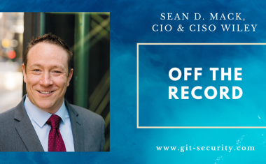 Off the Record with Wiley's very Own CIO & CISO Sean D. Mack