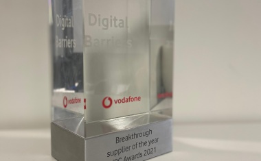 Digital Barriers wins Supplier of the Year Award from Vodafone