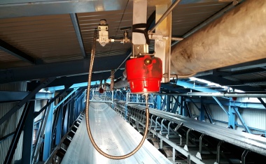 Early Warning Fire Protection with Heat Sensors for Conveyor Applications