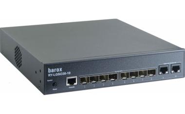 Barox: Light Core Switch für strukturierte Netze mit hoher Datenlast