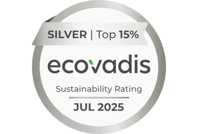Ciborius mit Silbermedaille im EcoVadis Nachhaltigkeitsranking 2025 ausgezeichnet