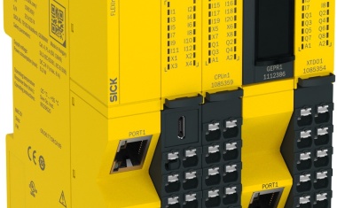 Sick: Safety controller Flexi Net for stationary and mobile machines (GSA27-A52)