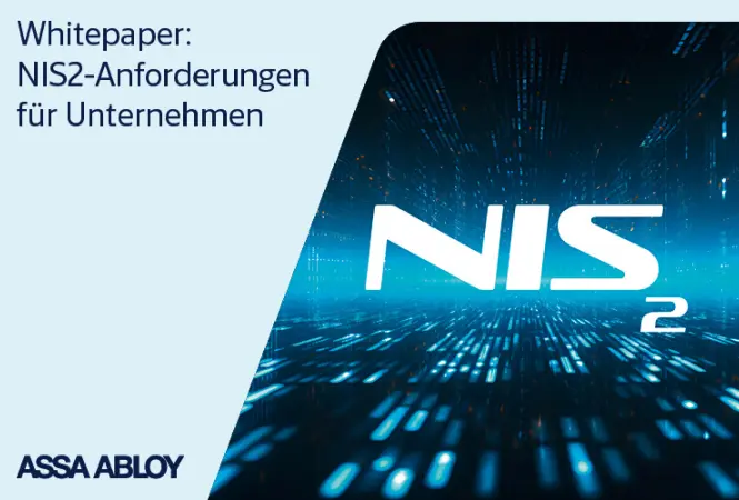 Whitepaper von Assa Abloy: NIS2-Anforderungen für Unternehmen