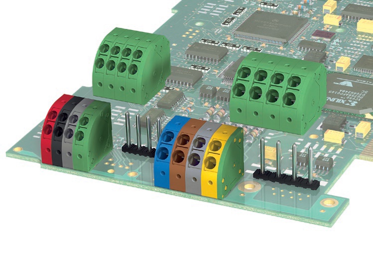 Abb. 1: Federkraft-Doppelanschluss im ergonomischen Design