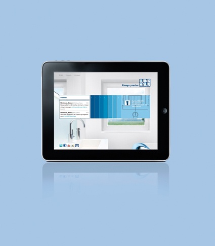 Ins Social-Media-Gesamtkonzept reiht sich bei Winkhaus auch ein iPad App ein