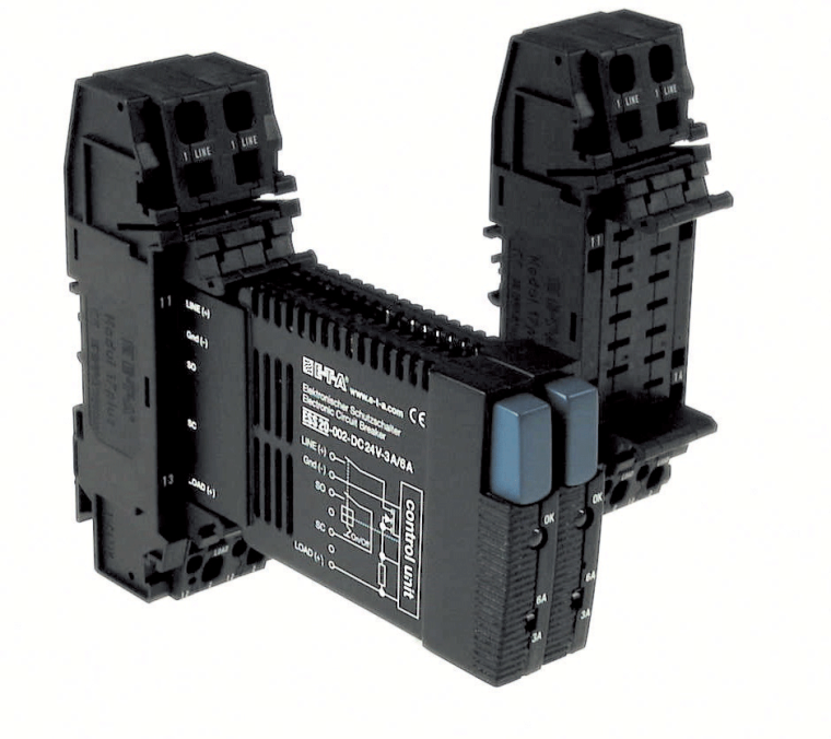 Photo: E-T-A: DC 24 Volt Überstromschutz mit Berechnung