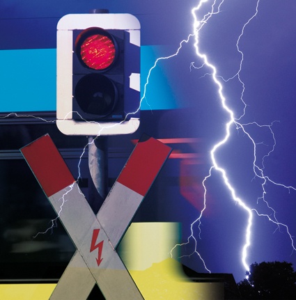 Blitzschutz für Bahnübergangssicherungsanlagen