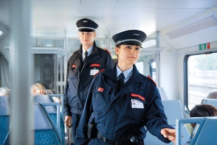 Mitarbeiter/innen DB Sicherheit im Einsatz, © Deutsche Bahn