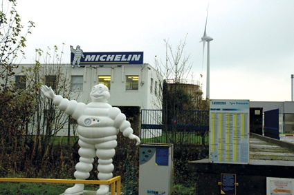 Das Michelin-Werk im schottischen Dundee