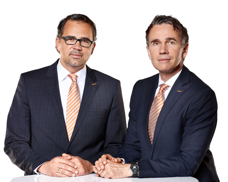 Die beiden Geschäftsführern Lothar und Gebhard Kübler