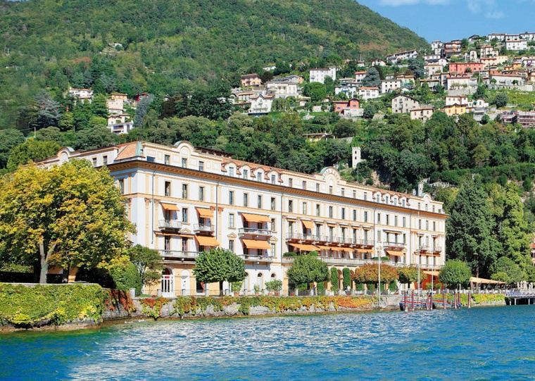 Das Hotel „Villa d’Este“ am Comer See