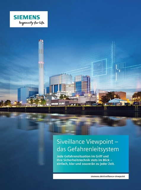 Siemens Building Technologies: Gefahrenleitsystem Siveillance Viewpoint
