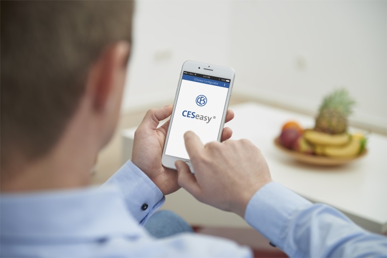 Die CESeasy App steht für iOS und  Android zur Verfügung