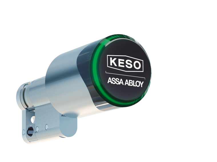 Bei der kabellosen Ausführung bilden der Keso Integra Beschlag und der Keso...