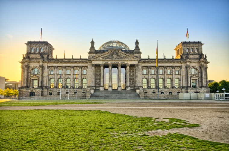 Sitz des Deutschen Bundestags: Das Reichstagsgebäude in Berlin